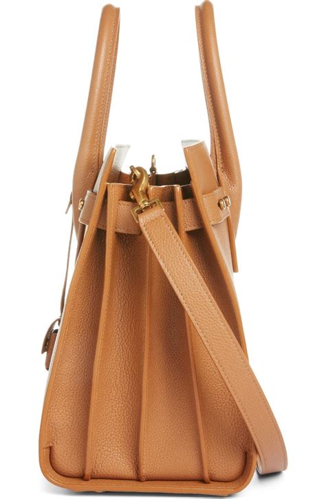 Small Sac de Jour Leather Top Handle Bag .